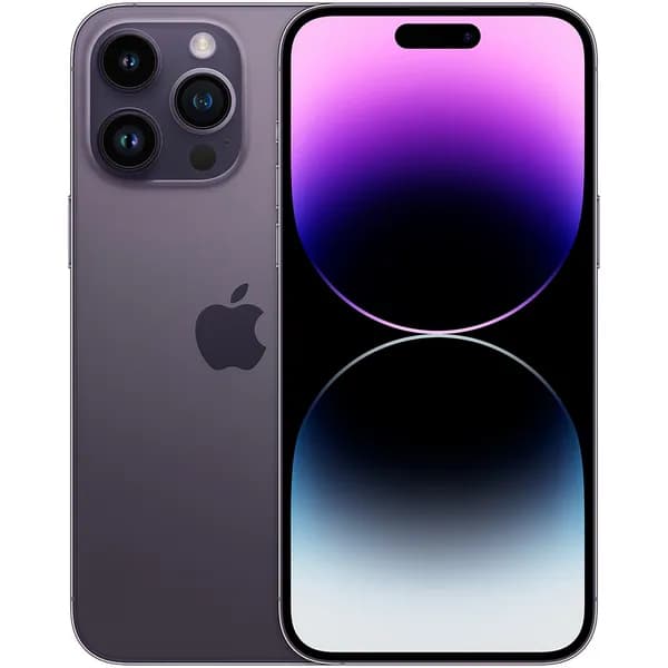 Kunnostettu iPhone 14 Pro Max 128 Gt, tummanvioletti (Erinomainen kunto) – Apple