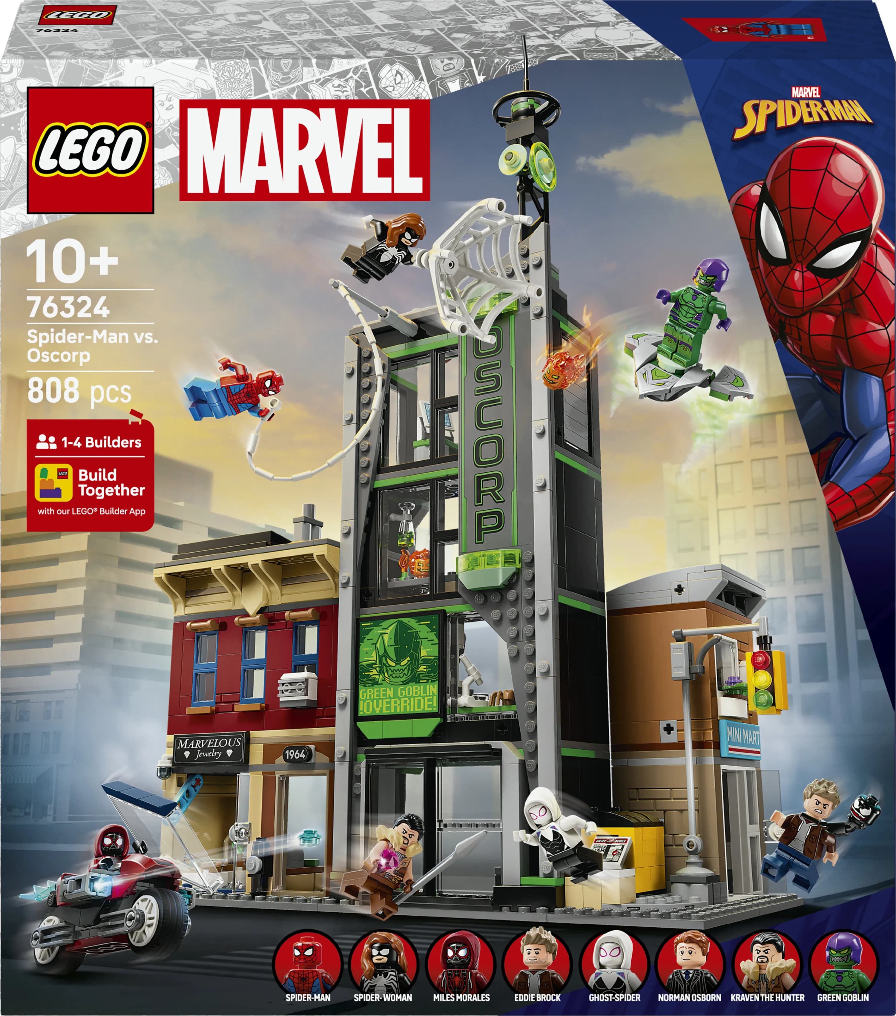 LEGO Marvel Spider-Man vastaan Oscorp 76324 – LEGO