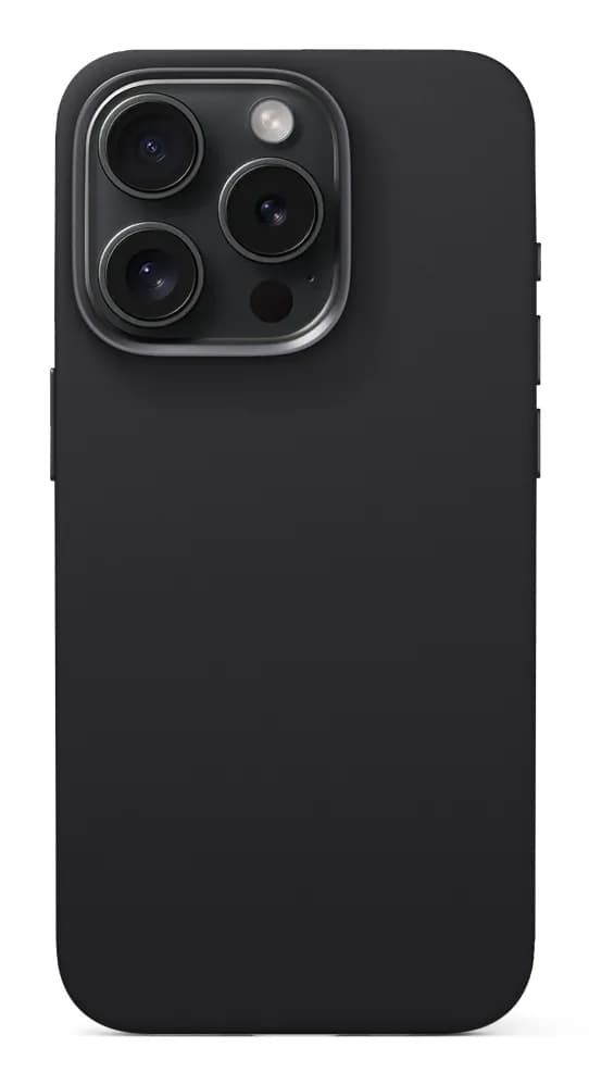 Epico Mag+ Silicone Case Pro, iPhone 16 Pro -suojakuori, Musta – EPICO