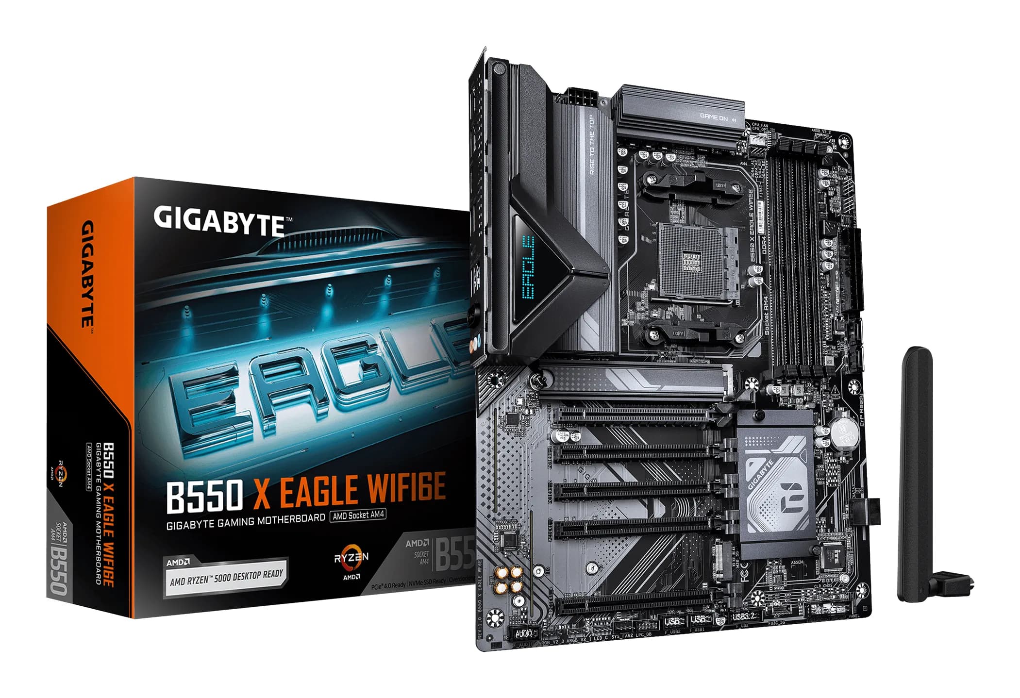 Gigabyte B550 X EAGLE WF6E WiFi 6E AM4 ATX -emolevy