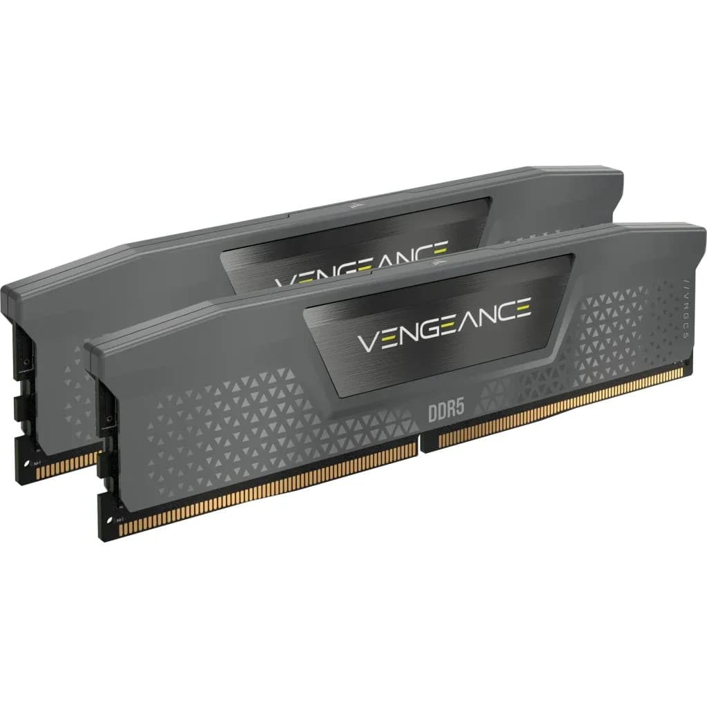 Corsair VENGEANCE 48 Gt (2 x 24 Gt) DDR5 6000 MHz, CL30 -muisti, harmaa (XMP & EXPO) – Corsair