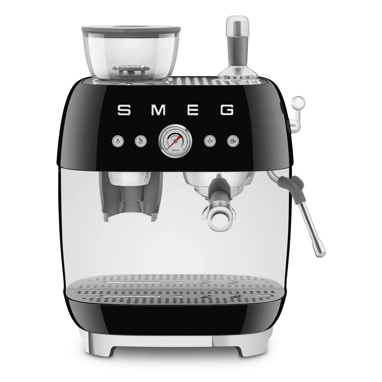 Smeg 50's Style EGF03BLEU -espressokeitin, musta – SMEG