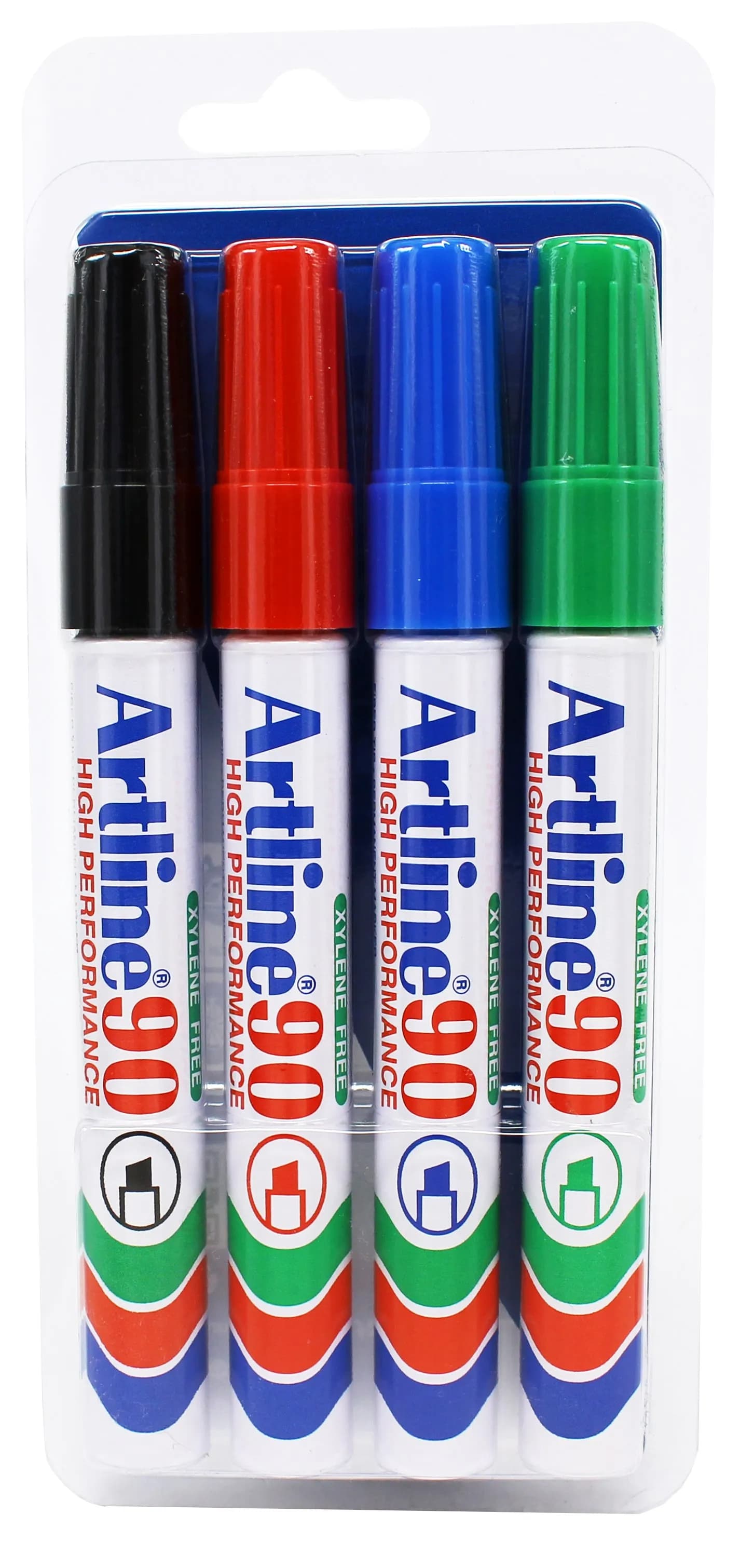 Artline 90 Permanent 4 assorted – ARTLINE