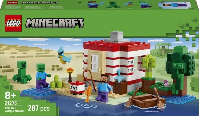 LEGO Minecraft TNT-viidakkotalo 21275