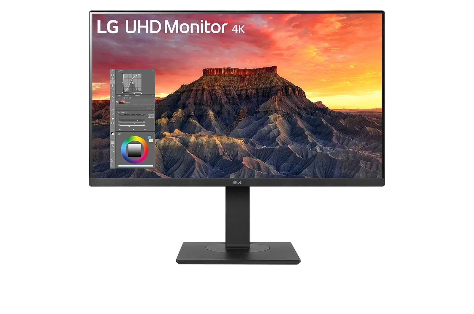 LG UltraFine 27BQ65UB-B 27" 4K UHD, IPS -näyttö, USB-C hub – LG