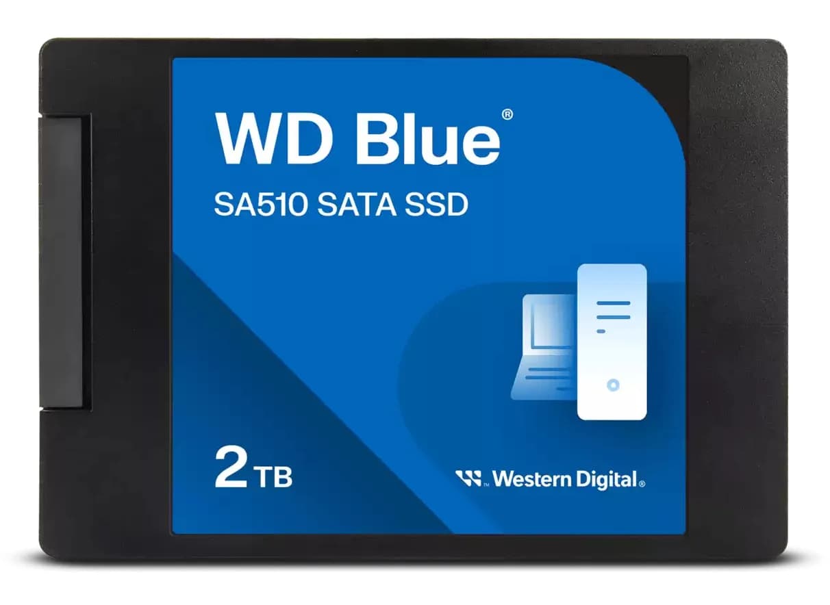 WD Blue SA510 2 Tt 2,5" SATA -SSD-levy – WESTERN DIGITAL