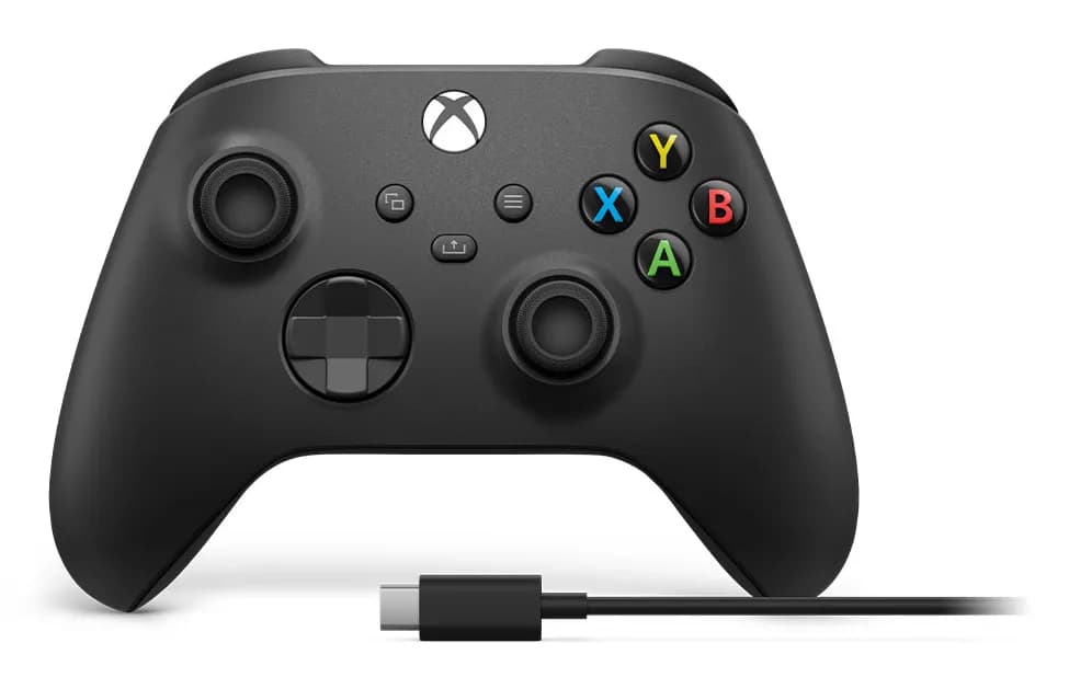 MICROSOFT XBOX langaton PC-ohjain, USB-C-liitäntä Carbon Black