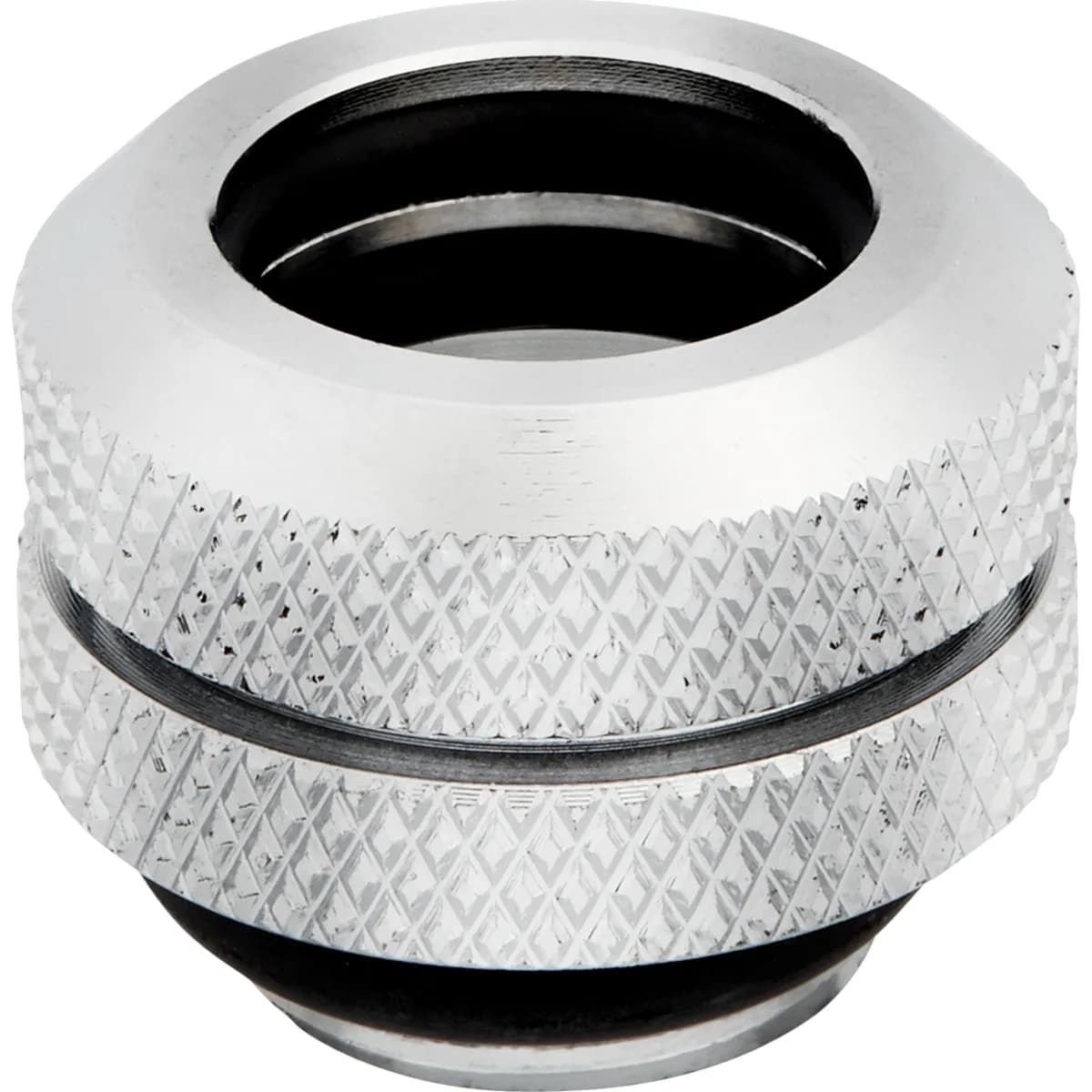 Corsair Fitting (hard tube),XF Hardline 4-pack (12mm OD compression_ chrome) – Corsair