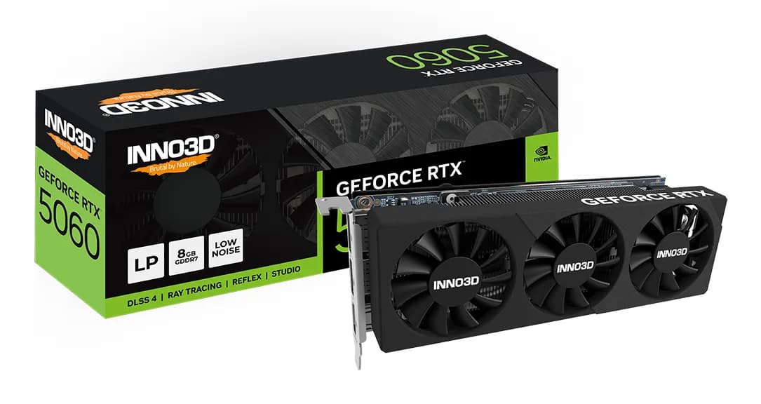 Inno3D GeForce RTX 5060 X3 LP OC 8 Gt -näytönohjain – INNO3D