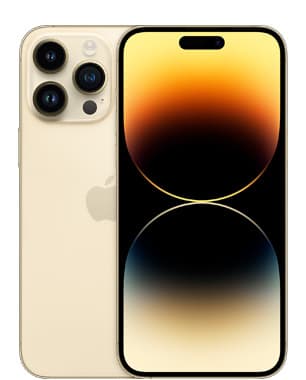 Kunnostettu iPhone 14 Pro Max 256 Gt, kulta (Erinomainen kunto) – Apple