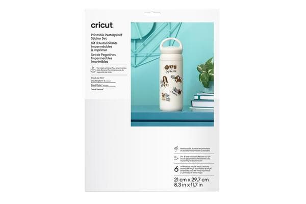 Cricut Sticker Set Waterproof A4 - 6 sheets (White)