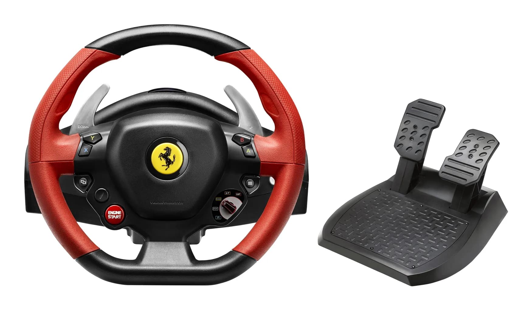 Thrustmaster Ferrari 458 Spider -rattiohjain + polkimet, Xbox
