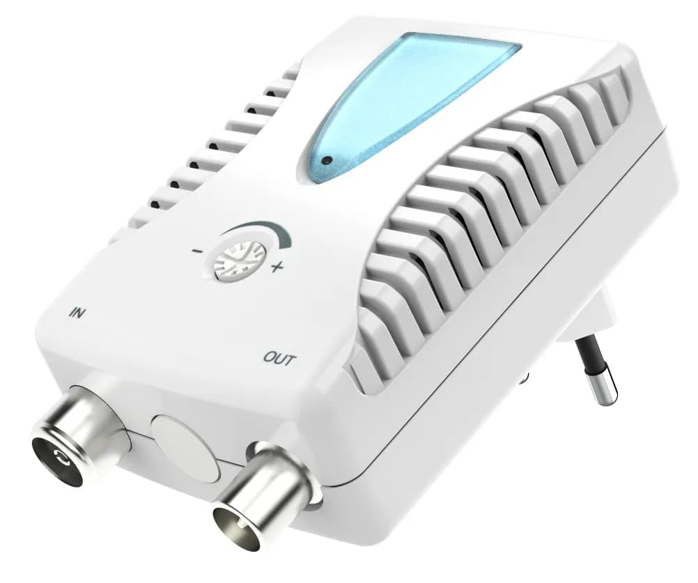 Hama Säädettävä antennivahvistin vastaanottaville laitteille (TV/radio). – Hama