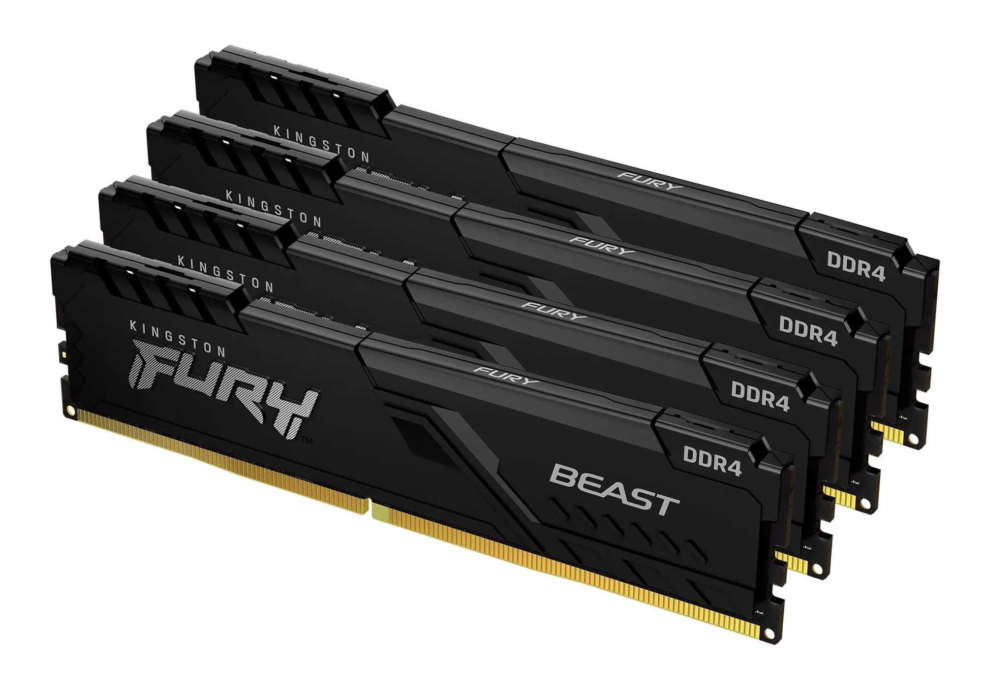 Kingston FURY Beast 128 Gt (4 x 32 Gt) DDR4 3200 MHz, CL16 -muisti (XMP) – Kingston