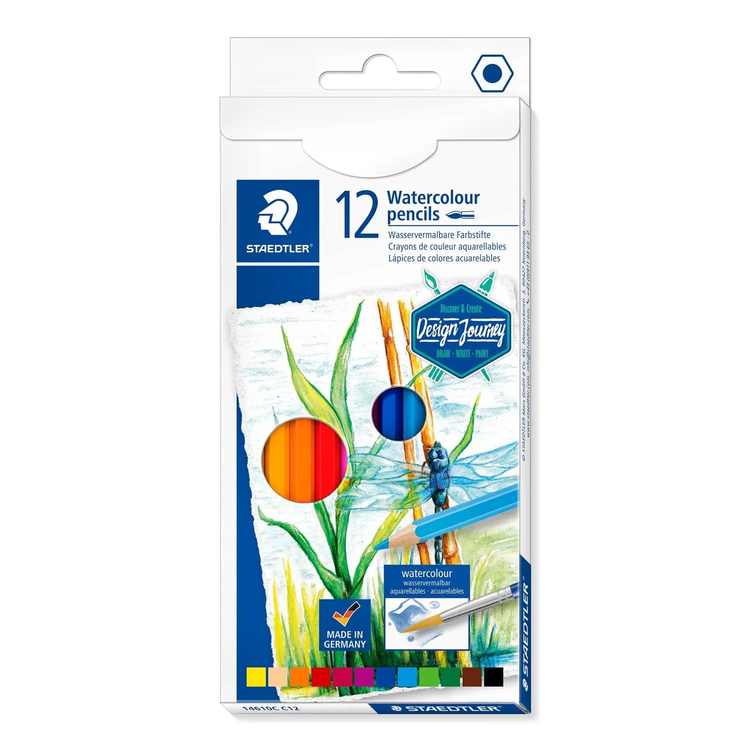 Coloured pencil Watercolour ass (12) – STAEDTLER