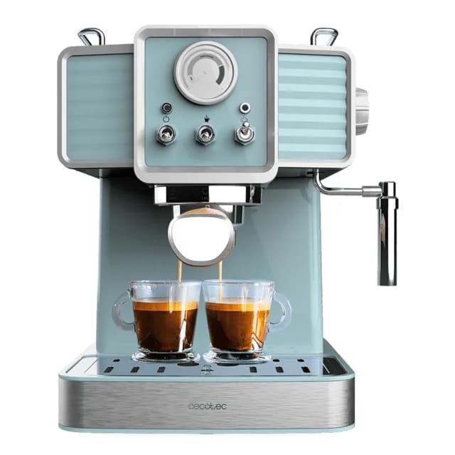 CECOTEC Power Espresso 20 Tradizionale -manuaalinen espressokone, vaaleansininen – CECOTEC
