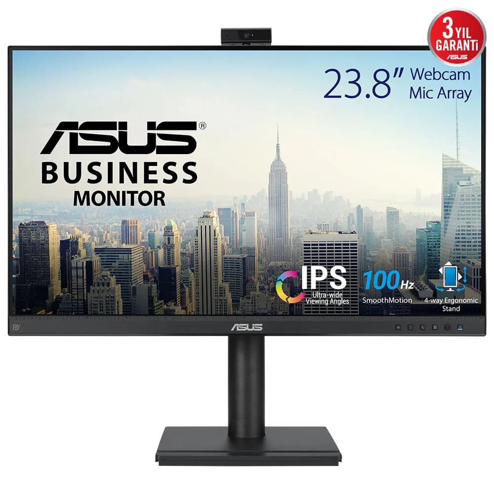 ASUS BE249QFK 24" Full HD, IPS -näyttö, webkamera – ASUS
