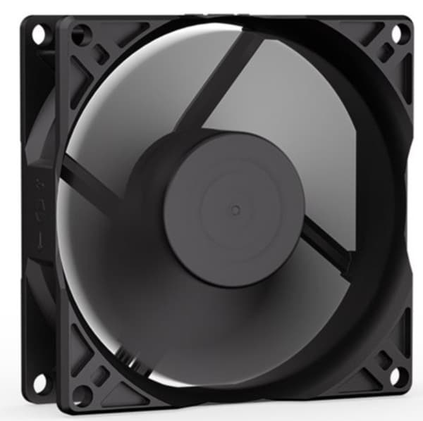 Endorfy Zephyr 80 DC -tuuletin, nestelaakeri, 80 mm, musta – ENDORFY