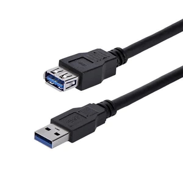 StarTech USB 3.2 Gen 1 USB-A -jatkokaapeli, 1 m, musta – Startech