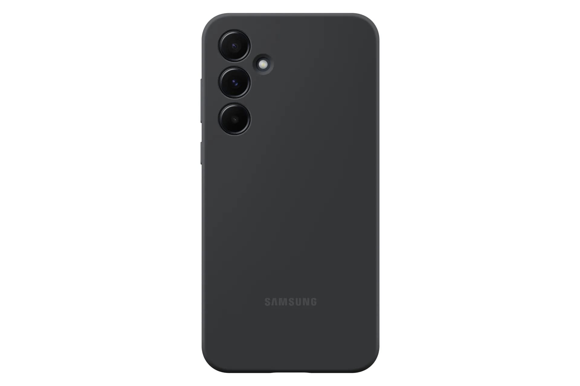 Samsung Galaxy A55 -silikonikuori, Musta – Samsung