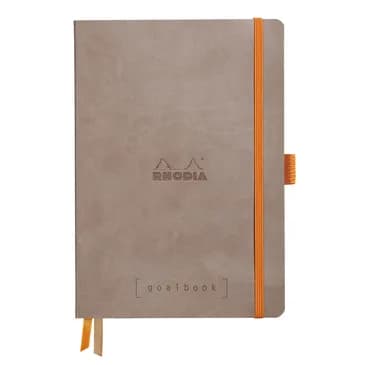 Rhodia Goalbook soft taupe A5 dot ivory – RHODIA