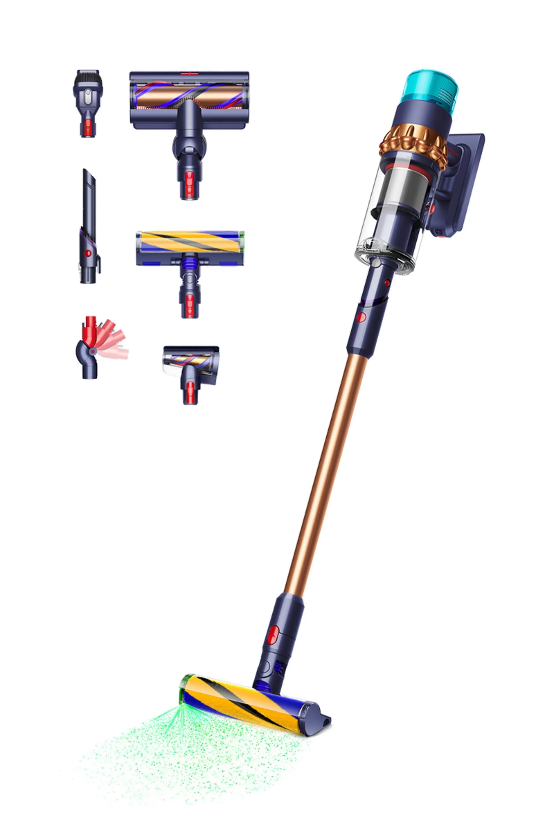 Dyson Gen5detect Absolute -varsi-imuri 0.77 L 280 W, tummansininen/kupari