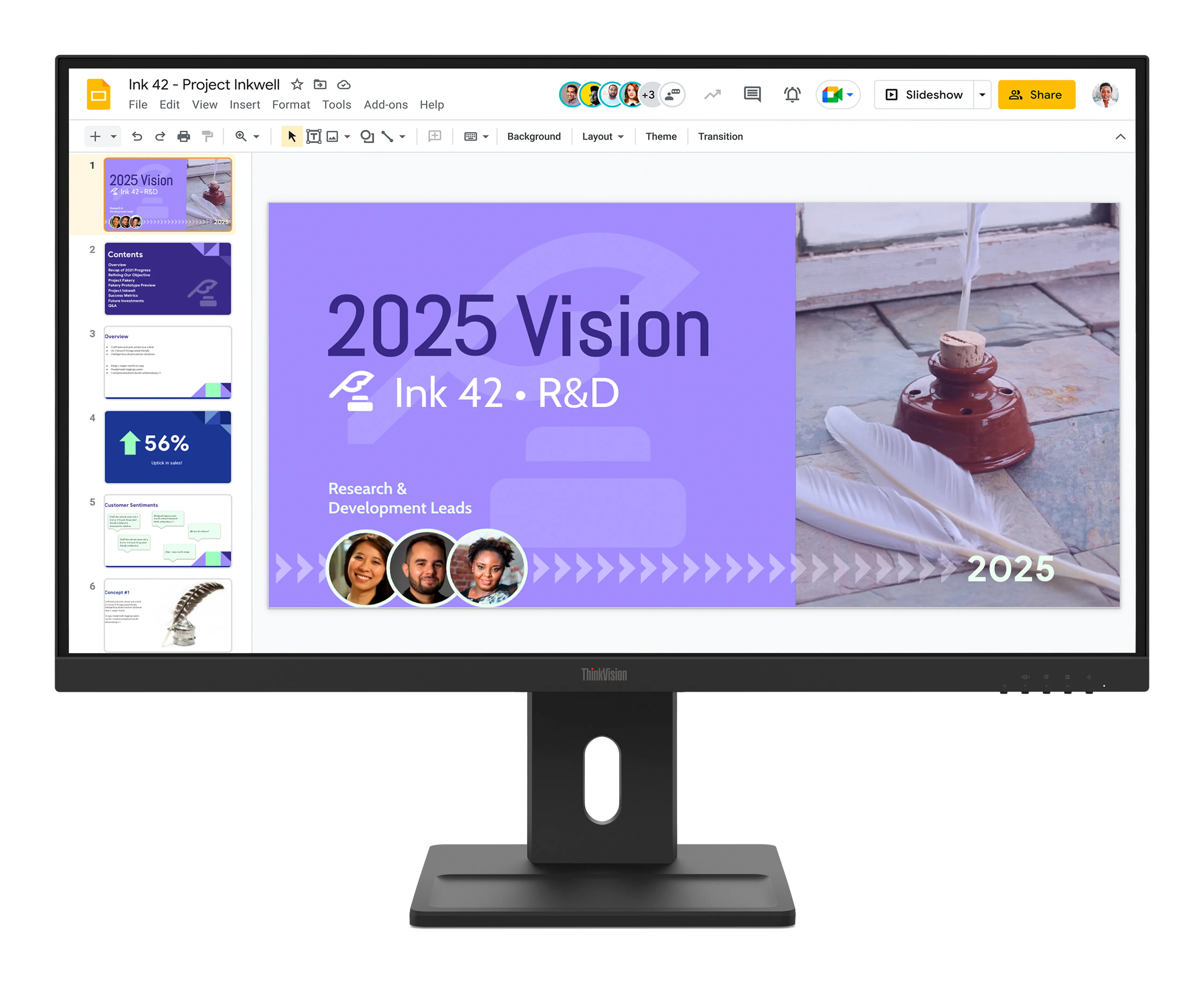 Lenovo ThinkVision E27Q-40 27" QHD, IPS -näyttö – Lenovo