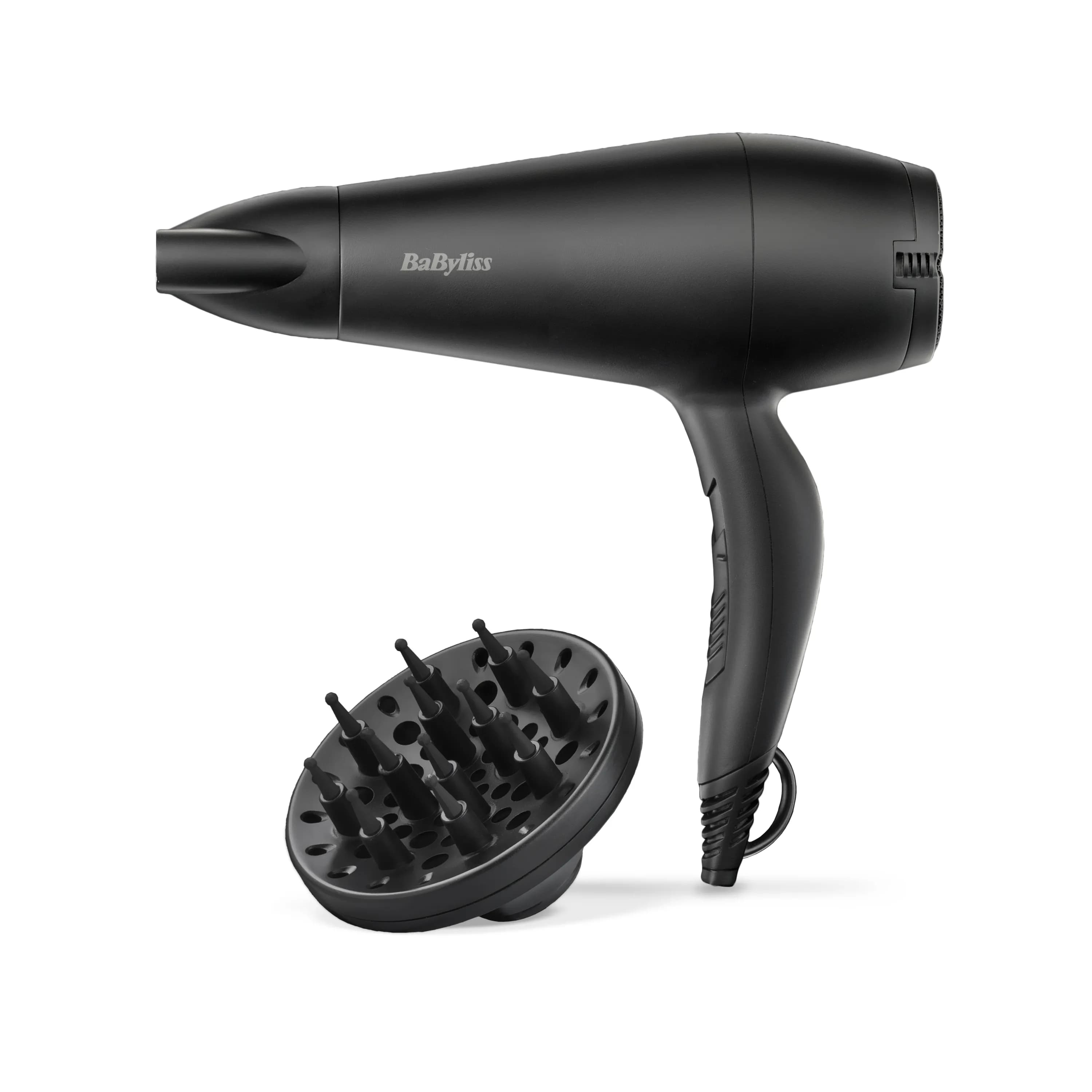 BaByliss Power Smooth 2200 D215DE, 2200 W -hiustenkuivaaja, musta – Babyliss