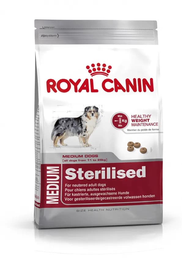 Royal Canin Medium Sterilised, Koiran kuivaruoka, Adult, 3,5 kg
