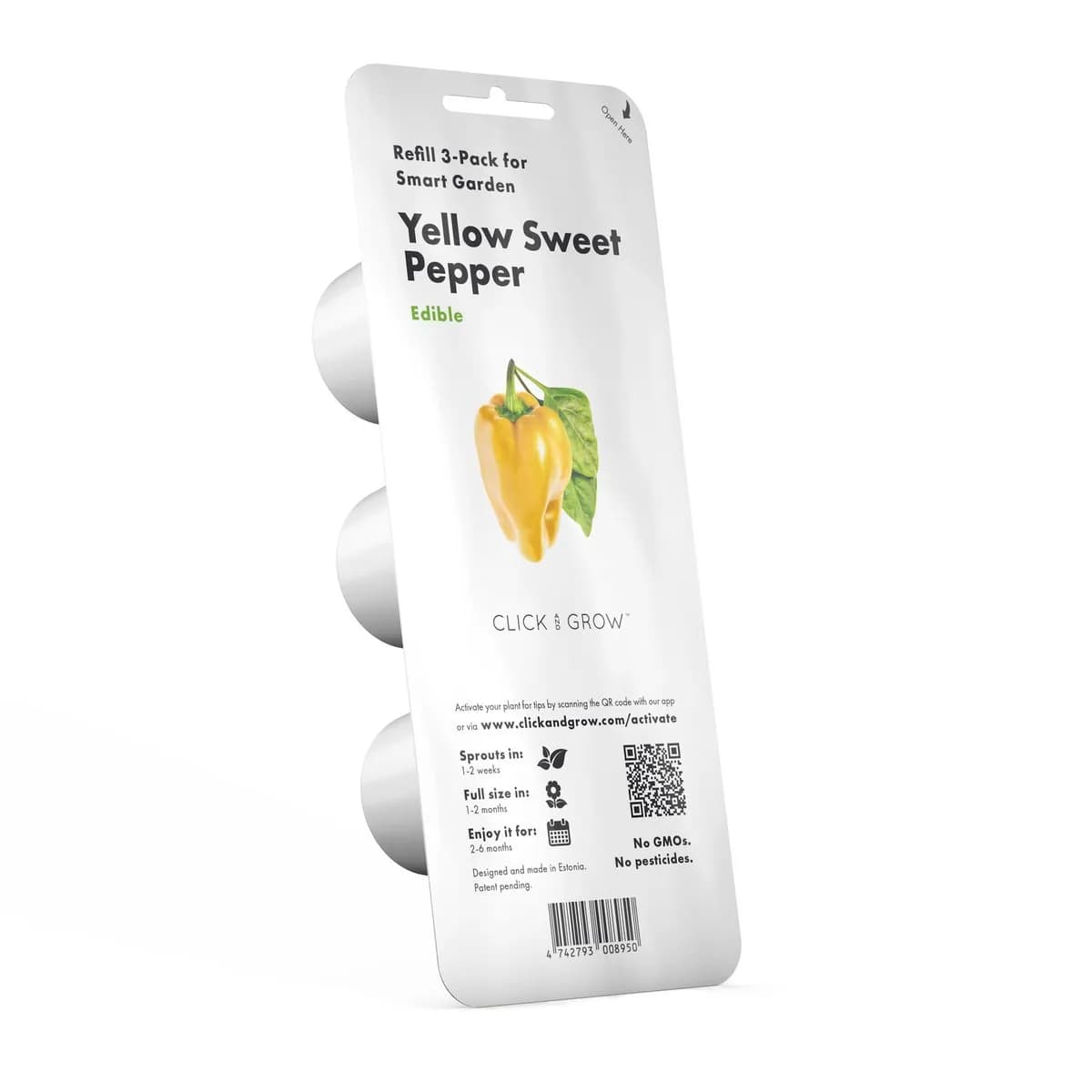 Click and Grow Smart Garden Refill 3-pack - Yellow Sweet Peppers