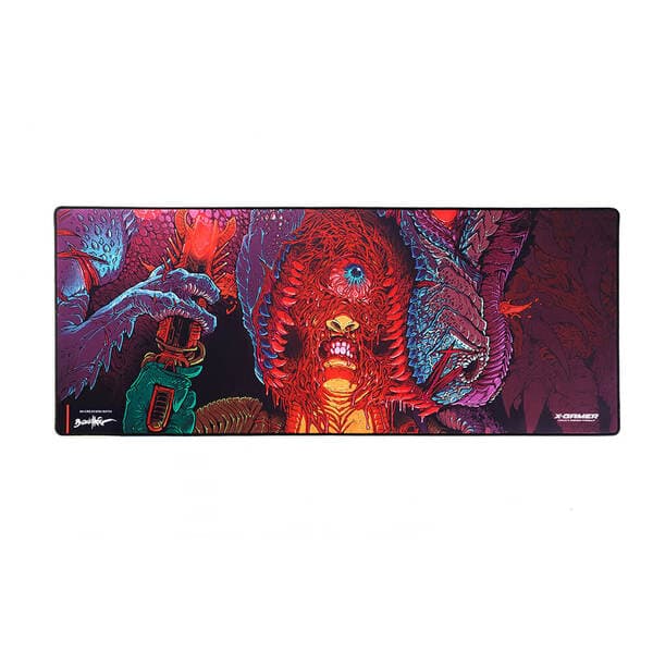 X-Gamer Rex Bite -pelihiirimatto, 1100x450 mm, monivärinen