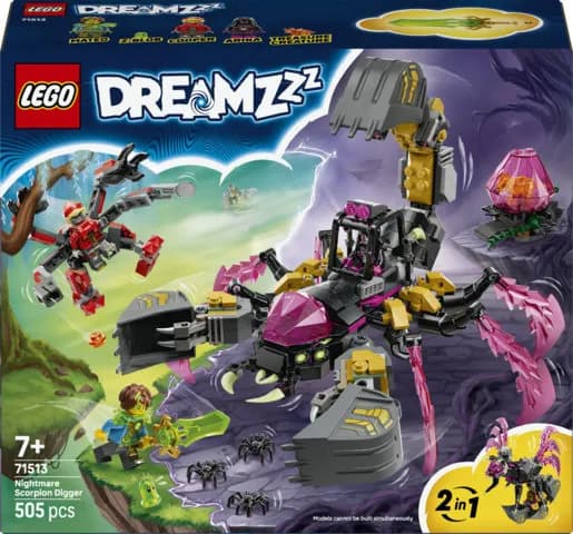 LEGO DREAMZzz Painajaisskorpionikaivuri 71513