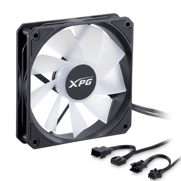 ADATA XPG VENTO 120 -kotelotuuletin, 120 mm, ARGB, PWM, Musta