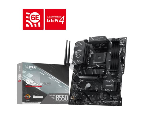 MSI PRO B550-S WIFI6E AM4 ATX-emolevy