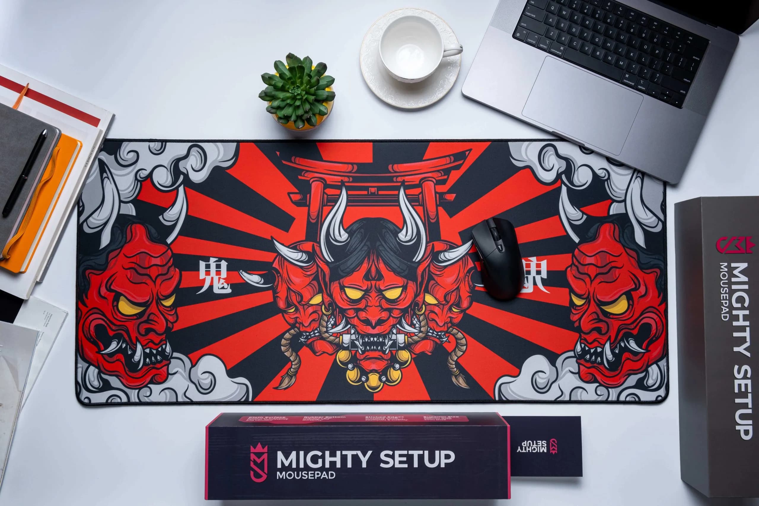 Mighty Setup Pure Evil -pelihiirimatto, 900x400 mm, monivärinen – MIGHTY SETUP