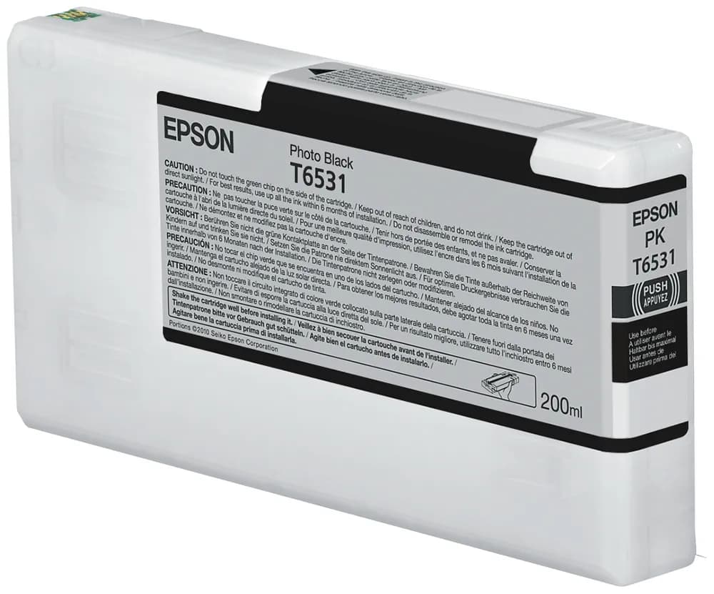 Epson T6531-mustekasetti, 200 ml, valokuvamusta