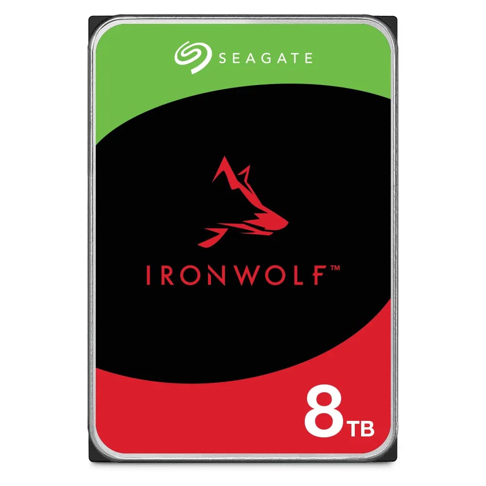 Seagate IronWolf 3.5" 8 Tt, 5400 RPM, 256 MB, SATA III -kovalevy (NAS) – Seagate