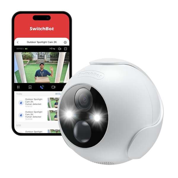 SwitchBot Outdoor Spotlight Cam 2K – SWITCHBOT