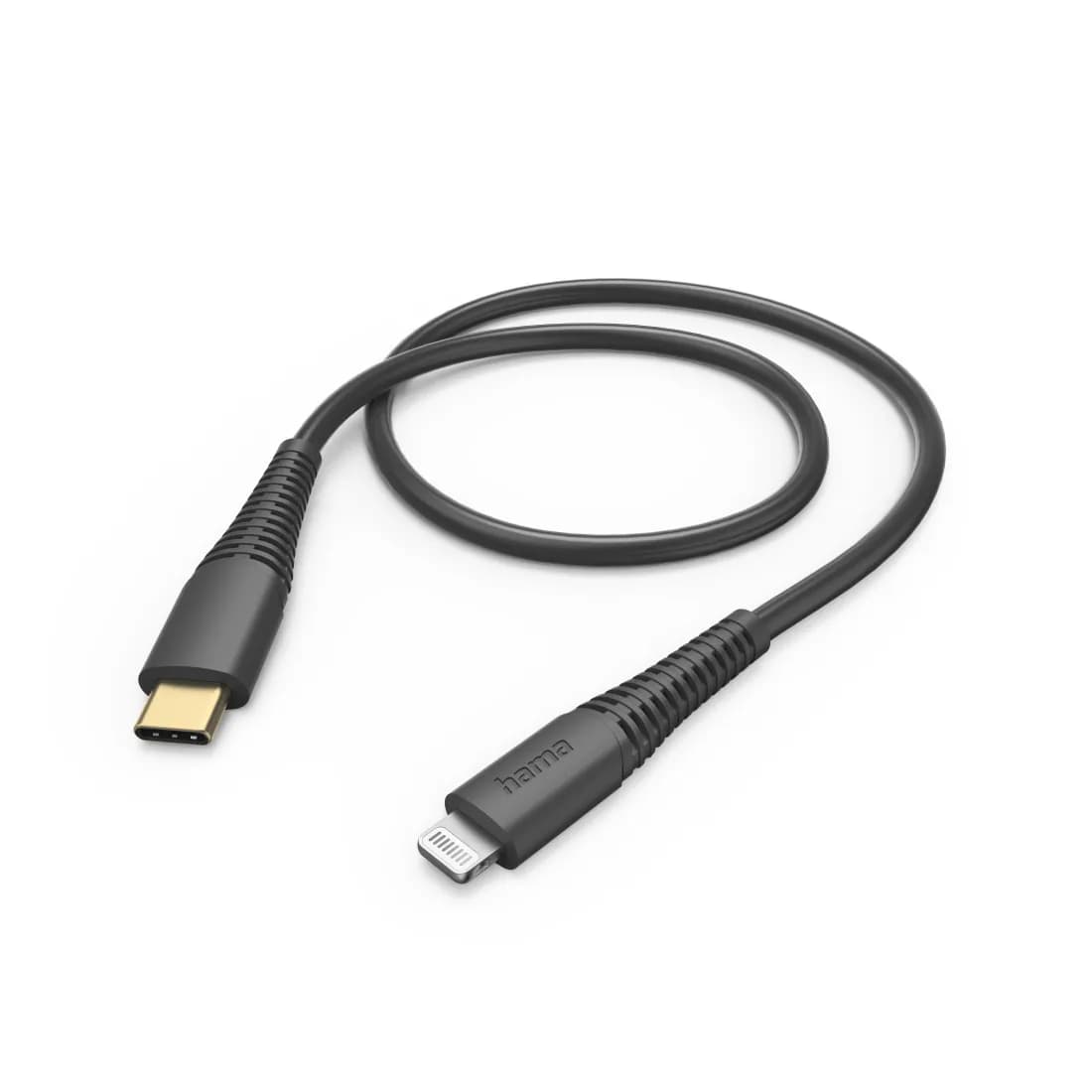 Hama USB-C – Lightning -kaapeli, 1,5 m, musta