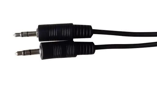 MicroConnect AUDLL5 3,5 mm kullattu -audiokaapeli, 5 m, musta – Microconnect