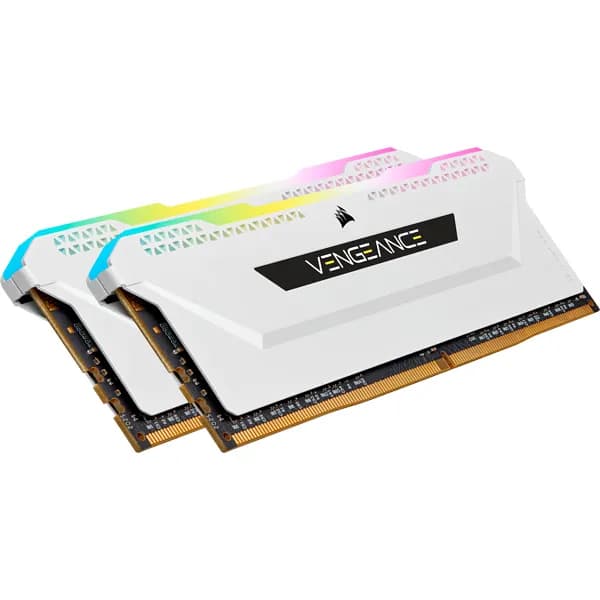 Corsair VENGEANCE RGB PRO SL 16 Gt (2 x 8 Gt) DDR4 3200 MHz, CL16 -muisti, valkoinen (XMP) – Corsair