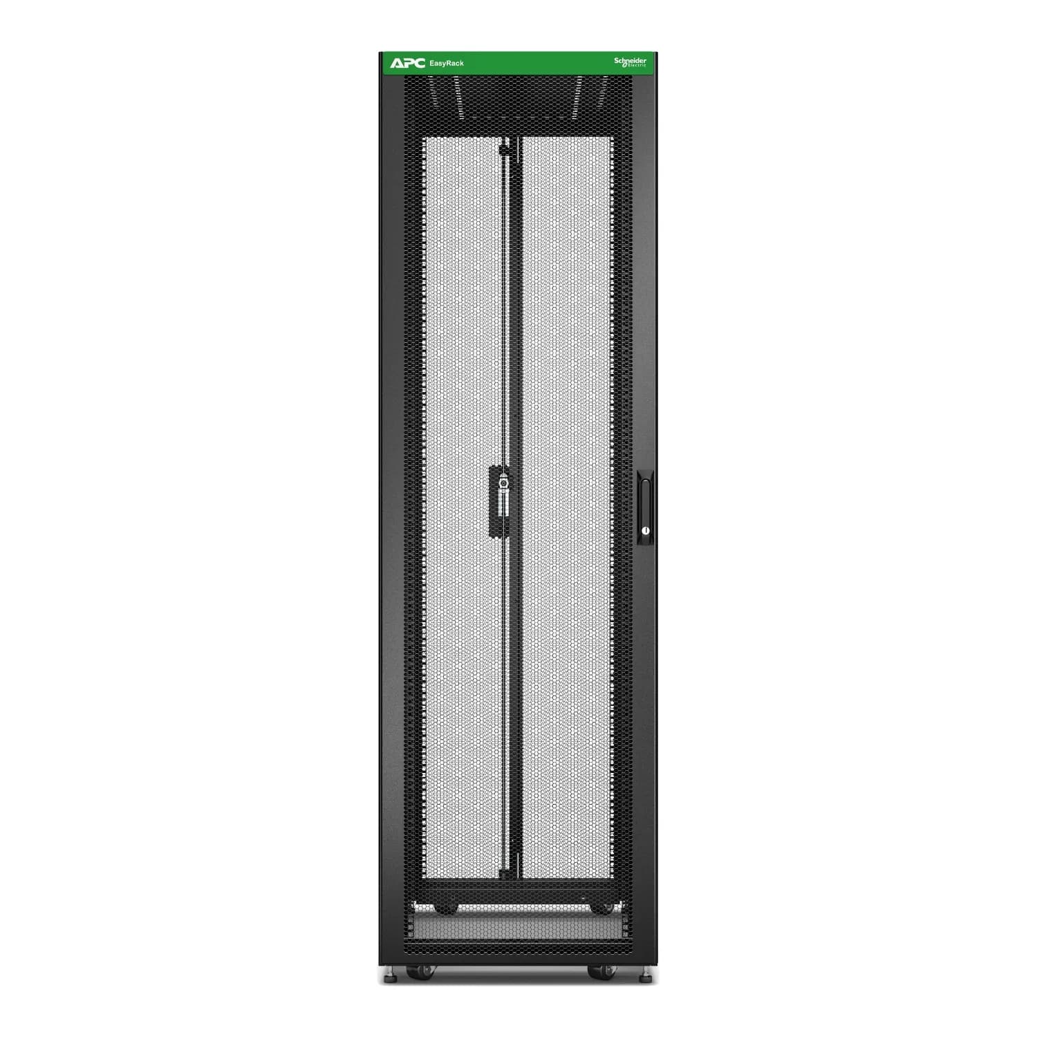 APC Easy Rack 42Ux600x1200 with Roof castors feet and 4 Brackets No Side panels Bottom black – APC