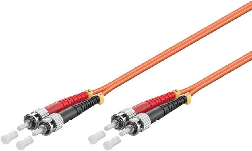 MicroConnect OM2 LSZH ST/UPC-ST/UPC 2m -valokuitukaapeli, oranssi