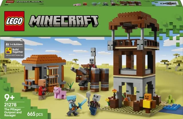 LEGO Minecraft Ravager Front Outpost and Savanna Monster 21278