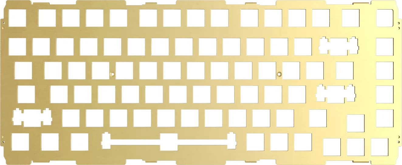 Glorious GMMK PRO 75% -kytkinalusta, ANSI, messinki – GLORIOUS