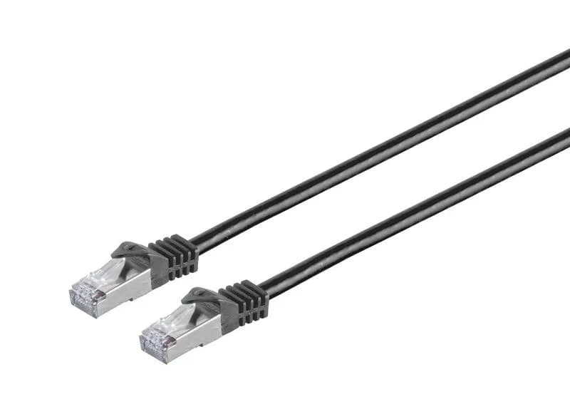MicroConnect Cat7 S/FTP RJ45 1m -verkkokaapeli, musta – Microconnect