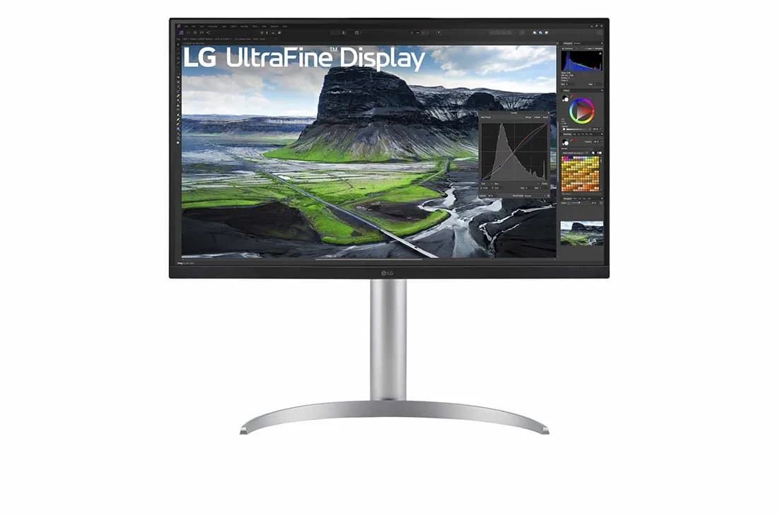 LG UltraFine 27UQ850V-W 27" 4K UHD, IPS -näyttö, USB-C hub – LG