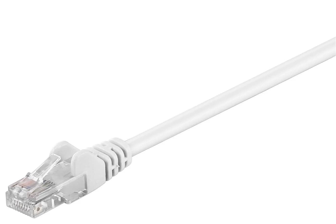 MicroConnect Cat5e U/UTP RJ45 0.5m -verkkokaapeli, valkoinen – Microconnect