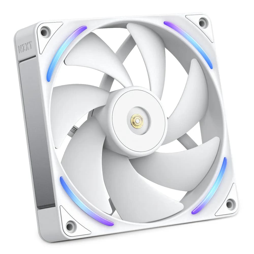 NZXT F140X Performance PWM RGB -tuuletin, 140 mm, nestelaakeri, valkoinen