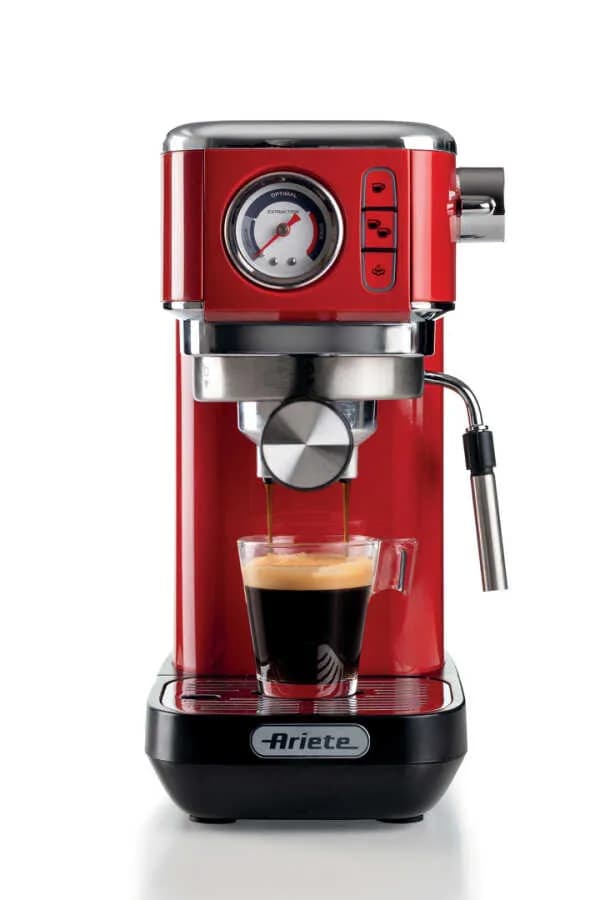 Ariete Slim Moderna 1381/33 -espressokone, punainen – Ariete